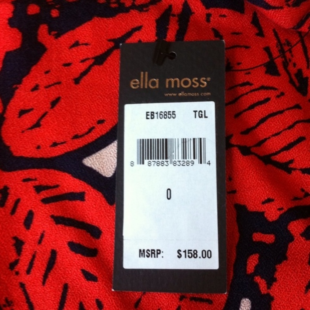 Ella Moss jungle floral pants - Picture 6 of 7